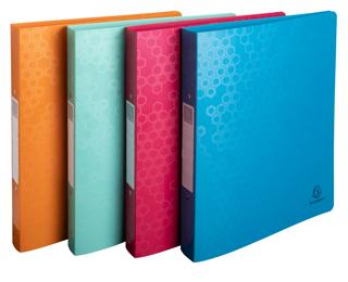 Ringbuch A4 Recycling-PP, 2 Ringe 30mm, Maïa - Farben sortiert