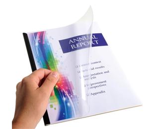 Kit de présentation Serodo pour relier jusqu'à 60 feuilles A4. - Bleu