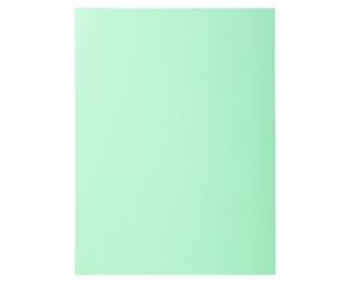 50er Packung Aktenmappe mit 2 Klappen SUPER 210 24x32cm - Hellgrün