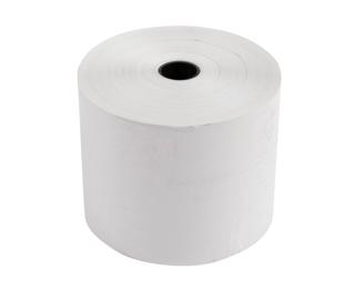 Bobine pour tickets de caisse 60x80mm - 76m - 1 pli thermique 55g/m2. - Blanc