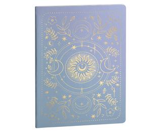 Notebook Auréa Bleu Ligné 15 x 21 cm - Visuel