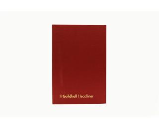 Guildhall Headliner Account Book Series 38 10Dr - Burgundy