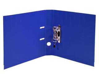 Classeur à levier Prem'Touch intérieur et extérieur en polypropylène - Dos 50mm - A4 maxi. - Bleu foncé