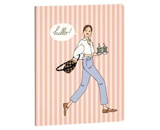 Notebook Angéline Melin Hello ligné 10,6 x 14,8 cm 