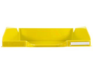 Letter Tray MIDI-COMBO glossy iceblue - Glossy yellow