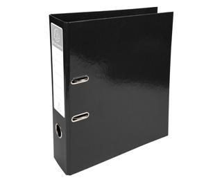 Exacompta Iderama Prem'Touch Lever Arch File, A4, 70mm spine - Black