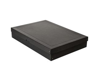 PURE Box Black DIN A2, Füllhöhe 100 mm schwarz - Schwarz