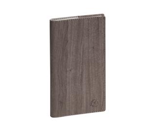 Agenda de poche Espace 17 Woody 9 x 17,5 cm Semainier Janvier à décembre 2026 - Taupe