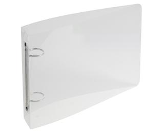 Classeur pour fiches bristol 125x200 2 anneaux 25mm polypropylène Crystal colours - Cristal