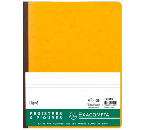 Cahier Journal Exacompta – Format 32x25 Cm, 80 Pages, Papier 110 G/m² – Pour Comptes, Notes, Relevés Quotidiens