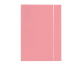 Sammelmappe PastellColor, extrastark, ca. 700g/m2-Karton, A3, m. 3 Klappen u. Gummizug, 5er Poly
