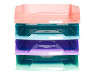Corbeille à courrier Combo Styli Candy Tidy - Couleurs assorties