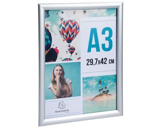 Cadre photo mural aluminium A3 - Argent