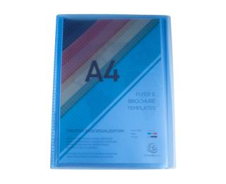 Chromaline showalbum met vaste rug PP - 10 tassen - 20 zichten - A4 - Geassorteerd