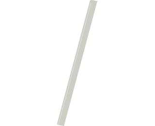 Boite de 25 baguettes à relier 6mm capacité 60 feuilles - A4 - Cristal