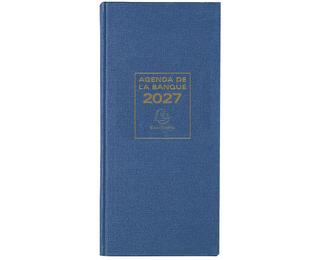 Agenda de bureau Banquier long Euro et cents 16 x 34 cm Journalier 2027 