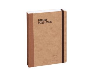 Agenda Forum Age Bag 12 x 17 cm Journalier Août 2025 à Juillet 2026 - Havane
