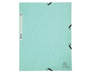 Chemise à élastiques carte lustrée 400g/m2 Aquarel - A4 - Vert pastel