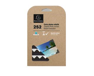 pack de 252 esquinas decorativas negro - Negro