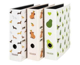 Cartella a leva A4 8cm Mix assortiti 