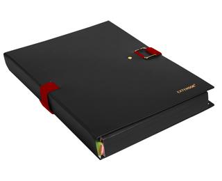 Faldone Extensor con patella e dorso estensibile fino a 13cm carta balacron - 24x32cm - Nero