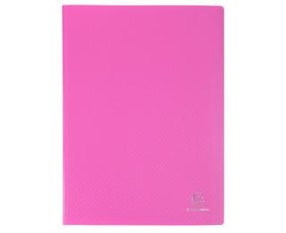 Protège-documents en polypropylène 5/10e OPAK pochettes Cristal 60 vues - A4 - Rose
