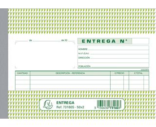 Talonarios anónimos - Entregas - Castellano