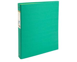 Classeur rembordé papier 4 anneaux 30mm Forever - A4 - Vert foncé