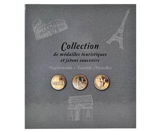 Album de collection pour 50 médailles touristiques - 25,5x28 cm