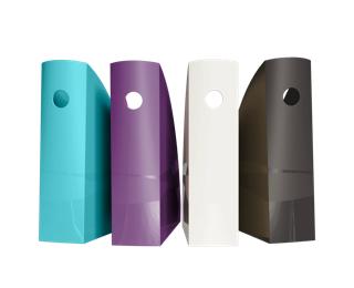 Exacompta Titane Mag,Cube Magazine File, Set of 4 - Assorted colours