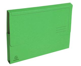 Paquet de 10 chemises poche coloris vifs Forever - 24x32cm - Vert vif
