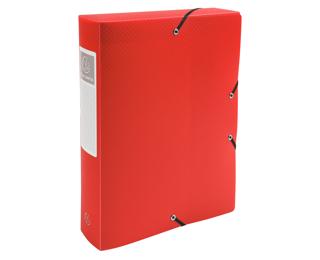 Klasseerdoos PP 7/10de Rug 60mm - A4 - Rood