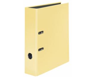 Falken - PastellColor Ordner DIN A4, Rückenbreite 8cm, schwarzer Innenspiegel, Griffloch