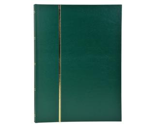 Album de timbres simili-cuir 48 pages noires - 22,5x30,5 cm