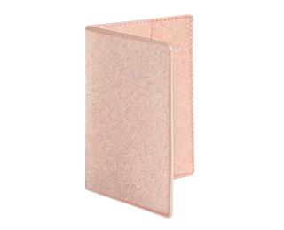 Etui passeport Eden. - Rose poudré