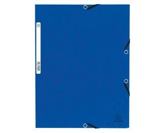Sammelmappe mit Gummizug und 3 Klappen, aus Colorspan-Karton 355g/m2, A4 - Farben sortiert