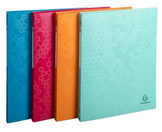 Ringbuch A4 Recycling-PP, 4 Ringe 15mm, Maïa - Farben sortiert