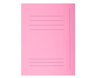 SUPER 210 Pak van 50 dossiermappen met 3 kleppen. 24x32cm - Roze