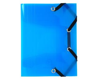 Exacmpta Crystal PP Elasticated 3 Flap Folders, 12x16cm, Assorted 