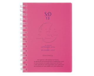 Agenda de poche SAD 13S Linicolor 9 x 13 cm Semainier Septembre 2026 à Décembre 2027 - 16 mois 