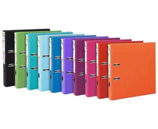 Exacompta Prem'Touch PP Lever Arch File, A4 Maxi, 50mm spine - Assorted colours