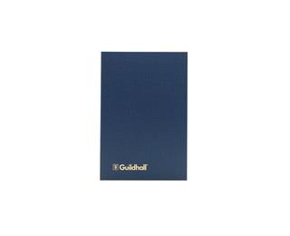Exacompta Guildhall Account Book 298 x 203mm in Size, Hardback Vinyl Cover, 95gsm Ledger Quality Paper, Traditionally Sewn 12 Cash Columns - Blue