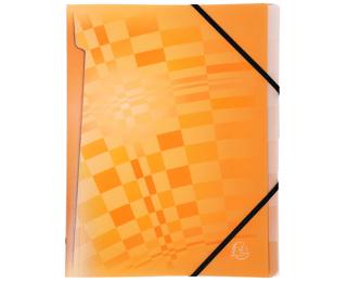 Cartuchera trapecio PU Opale surt - Colores surtidos