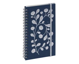 Agenda de poche Espace 16S spiralé Végétal 9 x 16 cm Semainier Janvier à Décembre 2027 