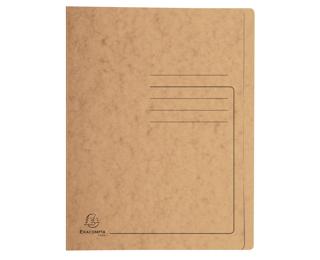 Snelhechtmap in glanskarton 355g - A4 - Tabac