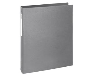 Festes Ringbuch A4, 4 Ringe 30mm, Teksto - Grau