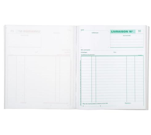 Doorschrijfpapier Leveringen 21x18cm - 50 bladen dupli - in folie per 5, foto 2 van 6