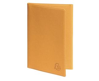 Etui Denim pour carte grise - 8.5 x 13.2 cm - Moutarde