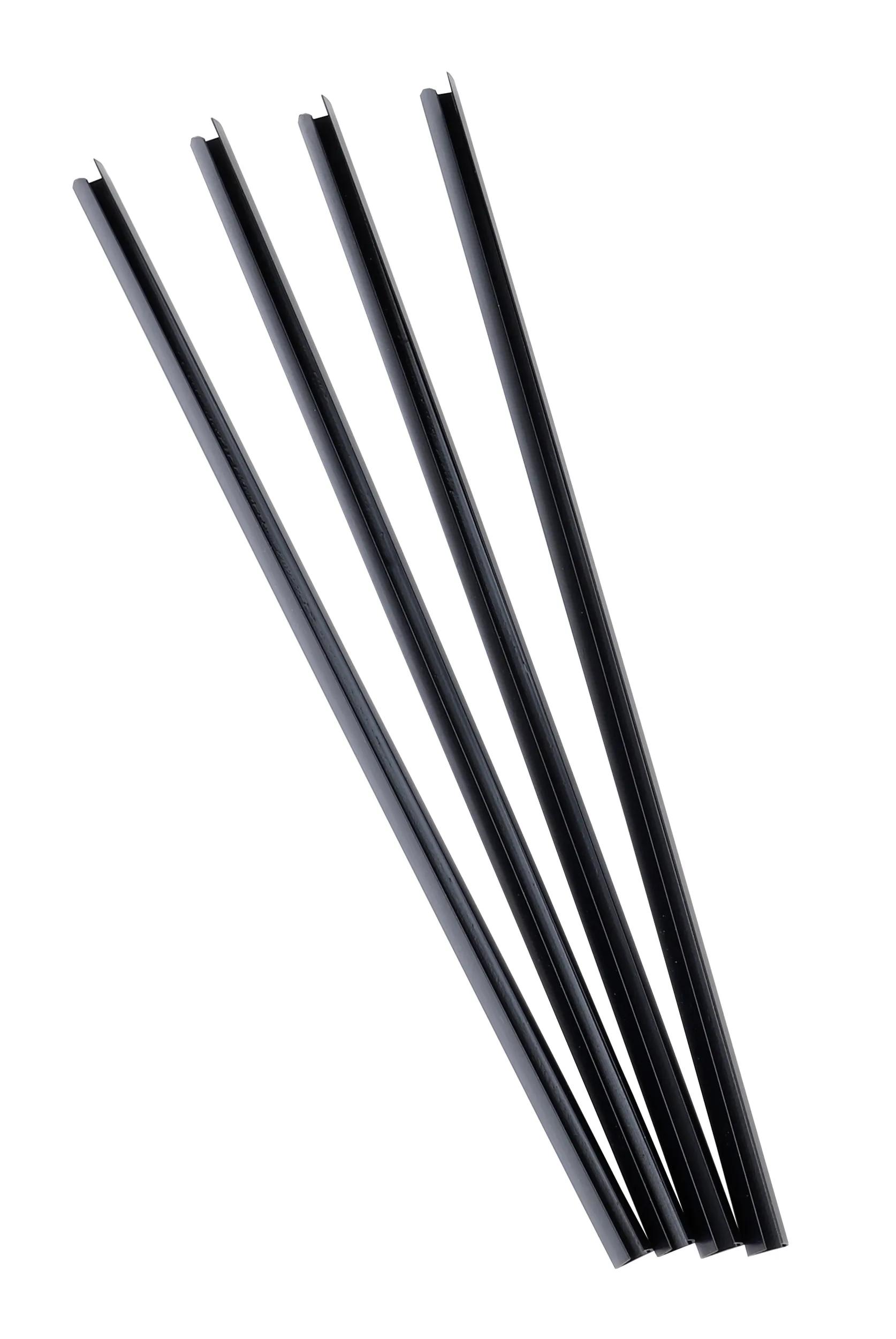 Lot De 25 Baguettes à Reliure 9mm Noir Pavo - Pour 51 à 75 Feuilles, Reliure Documents