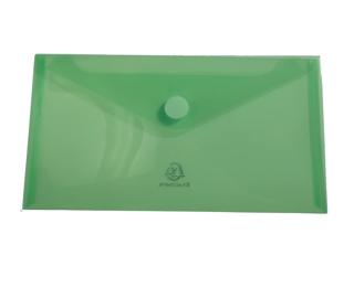 Pak van 5 Envelop tassen - PP met klittenband sluiting 25x13,5 - Geassorteerd